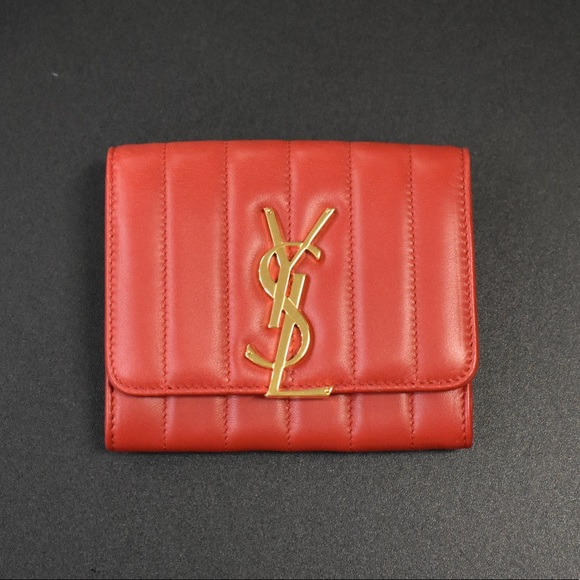 Yves Saint Laurent Handbags - YSL Red Wallet